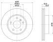 Brzdový kotouč HELLA PAGID 8DD 355 106-271