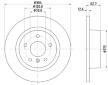 Brzdový kotouč HELLA PAGID 8DD 355 106-371