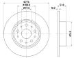 Brzdový kotouč HELLA PAGID 8DD 355 106-381