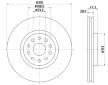Brzdový kotouč HELLA PAGID 8DD 355 106-581