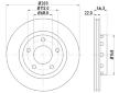 Brzdový kotouč HELLA PAGID 8DD 355 127-431