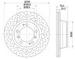 Brzdový kotouč HELLA PAGID 8DD 355 127-521
