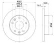 Brzdový kotouč HELLA PAGID 8DD 355 107-181