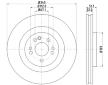 Brzdový kotouč HELLA PAGID 8DD 355 129-741