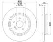 Brzdový kotouč HELLA PAGID 8DD 355 107-241