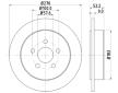 Brzdový kotouč HELLA PAGID 8DD 355 107-921