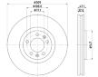 Brzdový kotouč HELLA PAGID 8DD 355 108-421