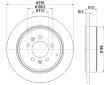 Brzdový kotouč HELLA PAGID 8DD 355 108-431