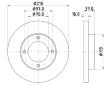 Brzdový kotouč HELLA PAGID 8DD 355 108-491