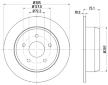 Brzdový kotouč HELLA PAGID 8DD 355 108-611
