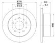 Brzdový kotouč HELLA PAGID 8DD 355 108-961