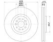 Brzdový kotouč HELLA PAGID 8DD 355 109-131