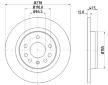 Brzdový kotouč HELLA PAGID 8DD 355 109-211