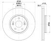 Brzdový kotouč HELLA PAGID 8DD 355 109-301