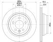 Brzdový kotouč HELLA PAGID 8DD 355 109-801