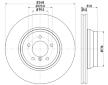 Brzdový kotouč HELLA PAGID 8DD 355 109-981