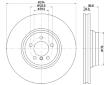 Brzdový kotouč HELLA PAGID 8DD 355 110-001