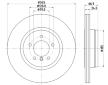 Brzdový kotouč HELLA PAGID 8DD 355 110-041
