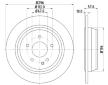 Brzdový kotouč HELLA PAGID 8DD 355 110-091