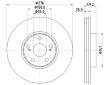 Brzdový kotouč HELLA PAGID 8DD 355 110-531