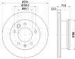 Brzdový kotouč HELLA PAGID 8DD 355 111-001