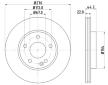 Brzdový kotouč HELLA PAGID 8DD 355 111-061