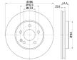 Brzdový kotouč HELLA PAGID 8DD 355 111-081