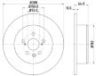 Brzdový kotouč HELLA PAGID 8DD 355 111-701