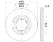 Brzdový kotouč HELLA PAGID 8DD 355 111-731