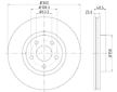 Brzdový kotouč HELLA PAGID 8DD 355 112-191