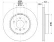 Brzdový kotouč HELLA PAGID 8DD 355 112-231