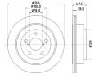 Brzdový kotouč HELLA PAGID 8DD 355 112-341