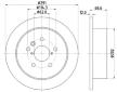Brzdový kotouč HELLA PAGID 8DD 355 112-421