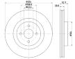 Brzdový kotouč HELLA PAGID 8DD 355 112-711