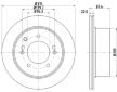 Brzdový kotouč HELLA PAGID 8DD 355 112-821