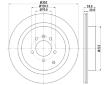 Brzdový kotouč HELLA PAGID 8DD 355 118-781