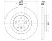 Brzdový kotouč HELLA PAGID 8DD 355 128-591