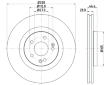Brzdový kotouč HELLA PAGID 8DD 355 129-481