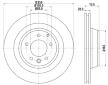 Brzdový kotouč HELLA PAGID 8DD 355 129-721