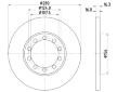 Brzdový kotouč HELLA PAGID 8DD 355 113-291
