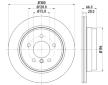 Brzdový kotouč HELLA PAGID 8DD 355 117-831
