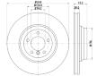 Brzdový kotouč HELLA PAGID 8DD 355 128-671