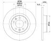 Brzdový kotouč HELLA PAGID 8DD 355 113-681