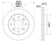 Brzdový kotouč HELLA PAGID 8DD 355 113-801