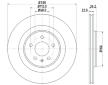 Brzdový kotouč HELLA PAGID 8DD 355 128-741