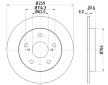 Brzdový kotouč HELLA PAGID 8DD 355 118-981