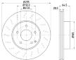 Brzdový kotouč HELLA PAGID 8DD 355 114-391