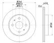 Brzdový kotouč HELLA PAGID 8DD 355 114-421
