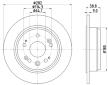 Brzdový kotouč HELLA PAGID 8DD 355 119-031