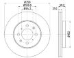 Brzdový kotouč HELLA PAGID 8DD 355 114-451